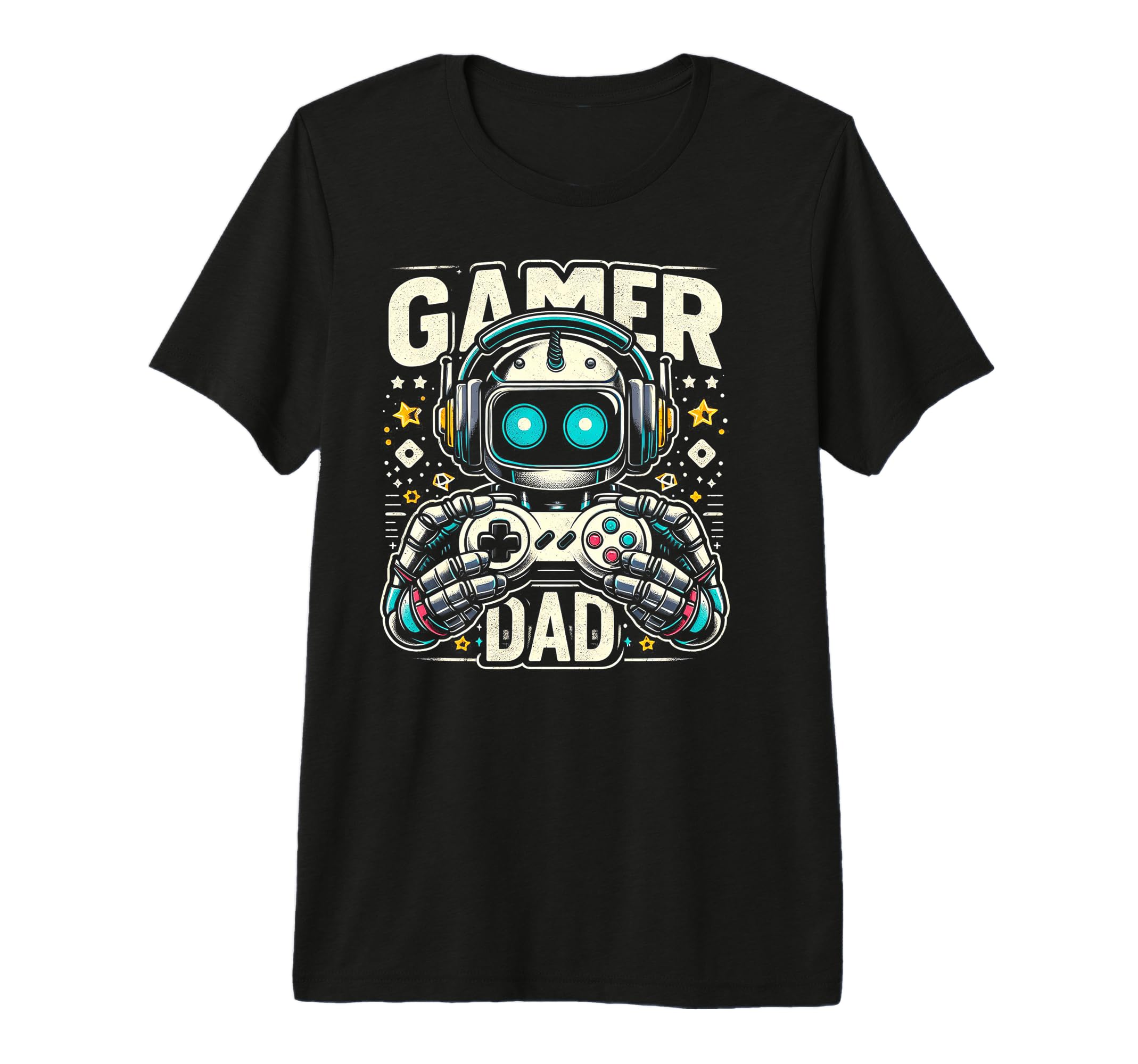 Gamer Dad Game Controller Gaming T-Shirt - Casual Everyday Wear Men Women - T-Shirt, Sweatshirt, Hoodie