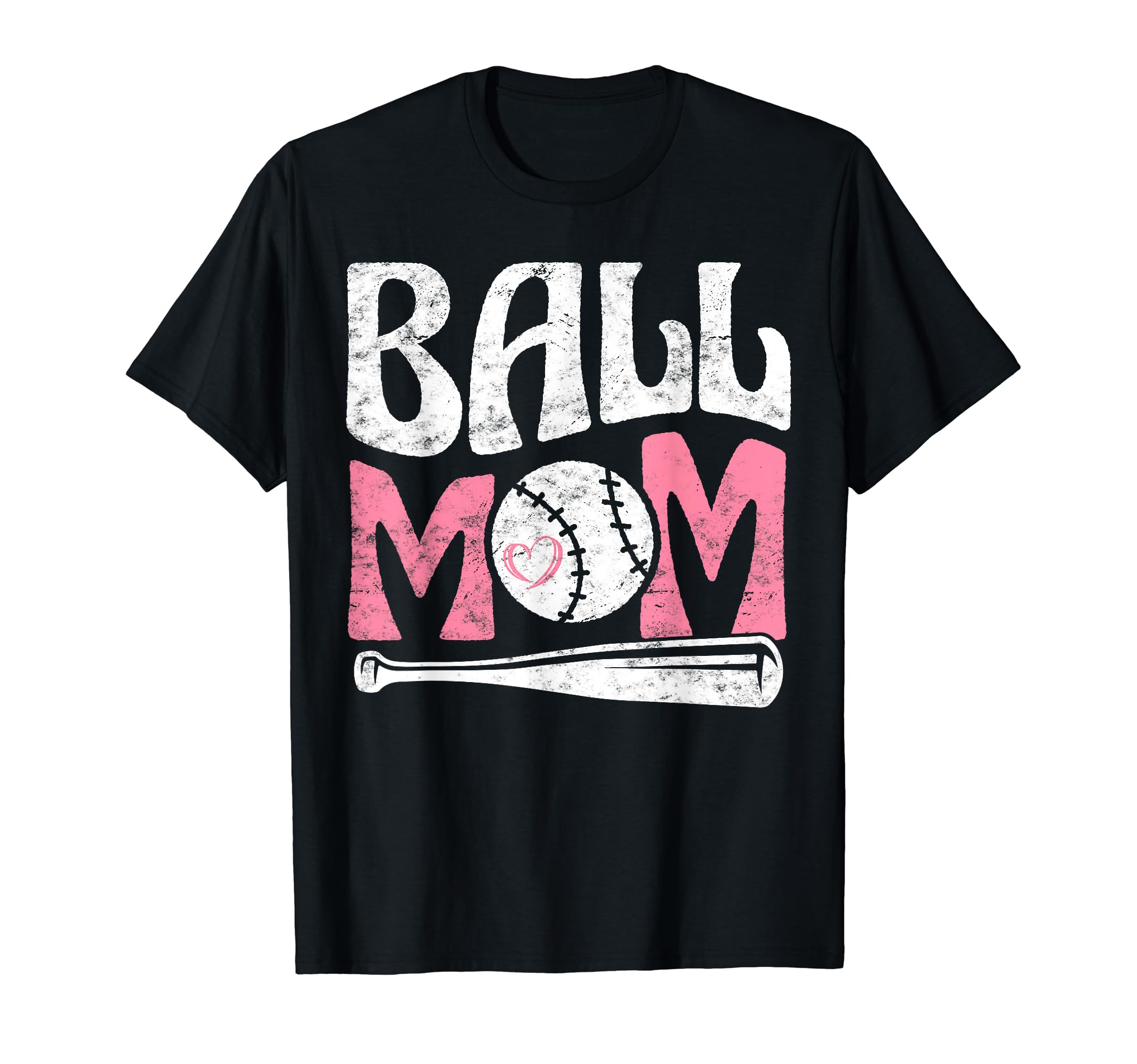 Baseball Mom Pride Heart And Bat Love T-Shirt - Streetwear Style Unisex - T-Shirt, Sweatshirt, Hoodie