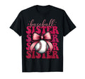 Baseball Sister Baseball Coquette Bow T-Shirt - Unique Graphic Men Women - T-Shirt, Sweatshirt, Hoodie