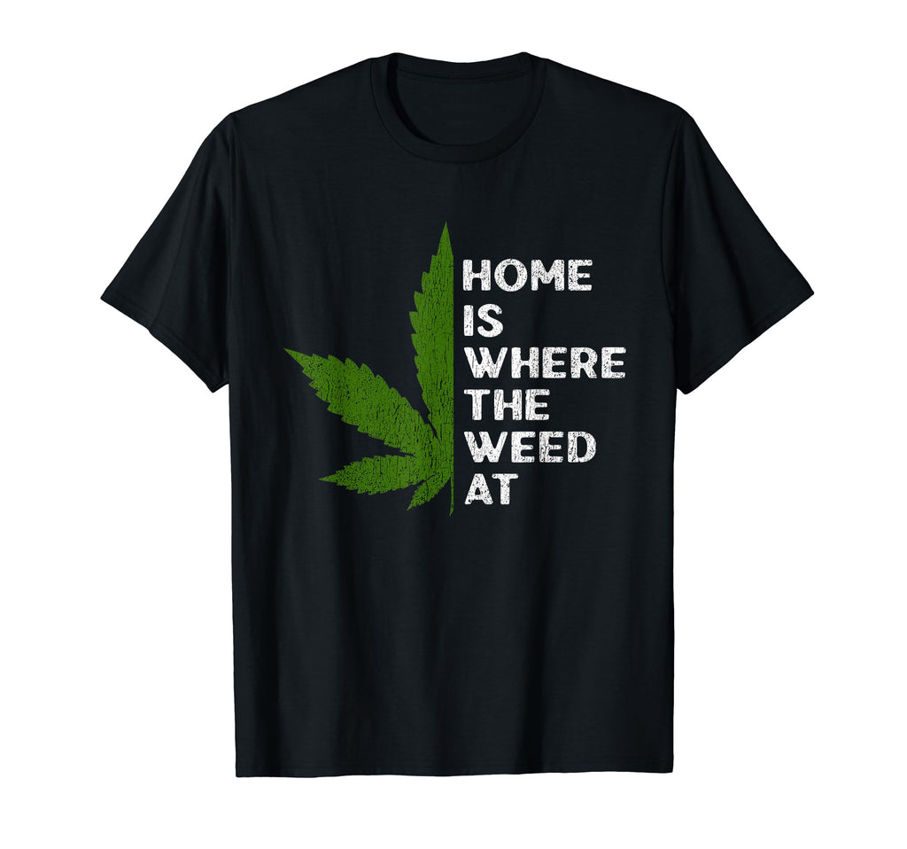 Distressed Weed Cannabis Leaf T-Shirt - Graphic Print for Adults - T-Shirt, Sweatshirt, Hoodie