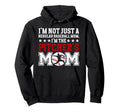 Im Baseball Pitcher Mom Baseball Hoodie - Minimalist Print for Adults - T-Shirt, Sweatshirt, Hoodie