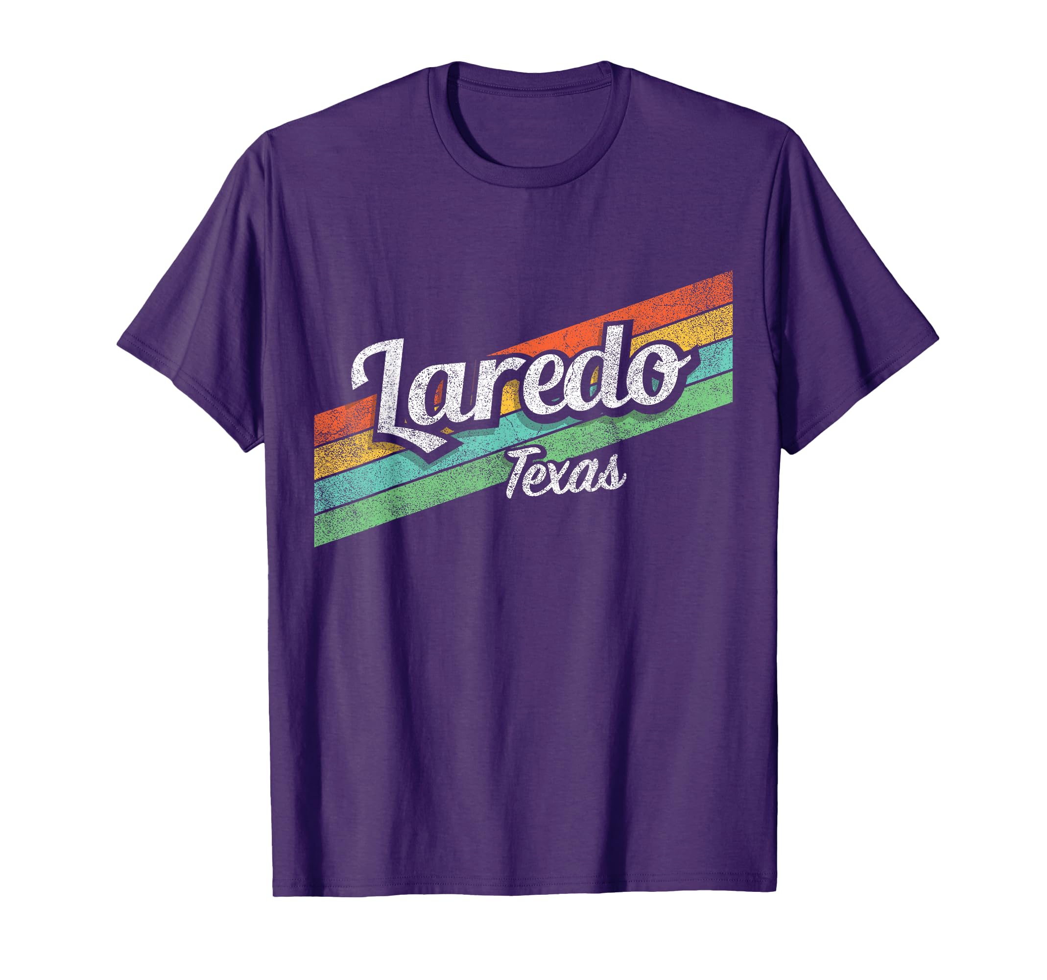 Laredo Texas Distressed T-Shirt - Minimalist Print Men Women - T-Shirt, Sweatshirt, Hoodie