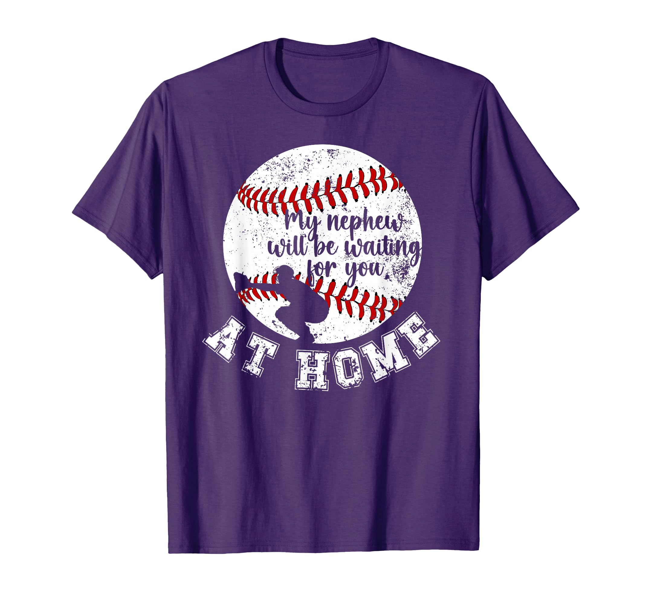 Home Baseball Catcher Aunt Baseball T-Shirt - Custom Art Print Unisex - T-Shirt, Sweatshirt, Hoodie