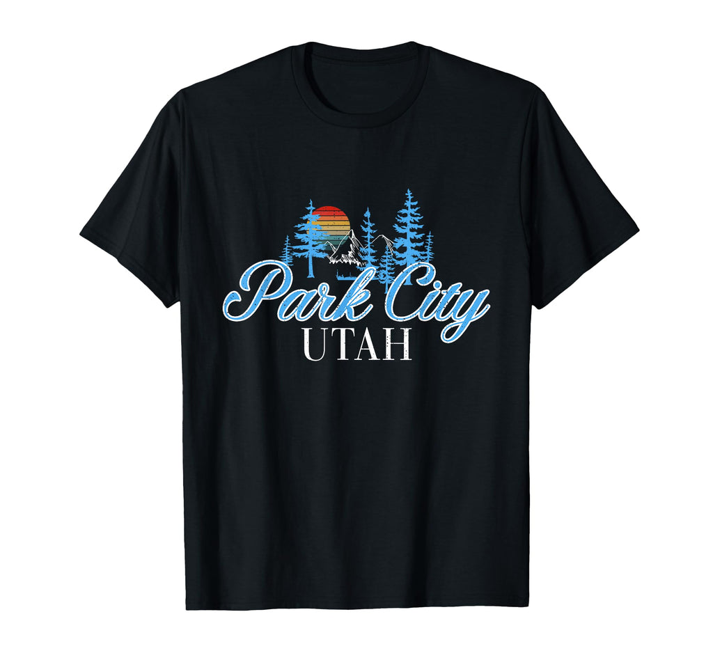 Utah Park City Winter Alpine Ski T-Shirt - Fun Novelty Design Unisex - T-Shirt, Sweatshirt, Hoodie
