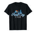 Utah Park City Winter Alpine Ski T-Shirt - Fun Novelty Design Unisex - T-Shirt, Sweatshirt, Hoodie