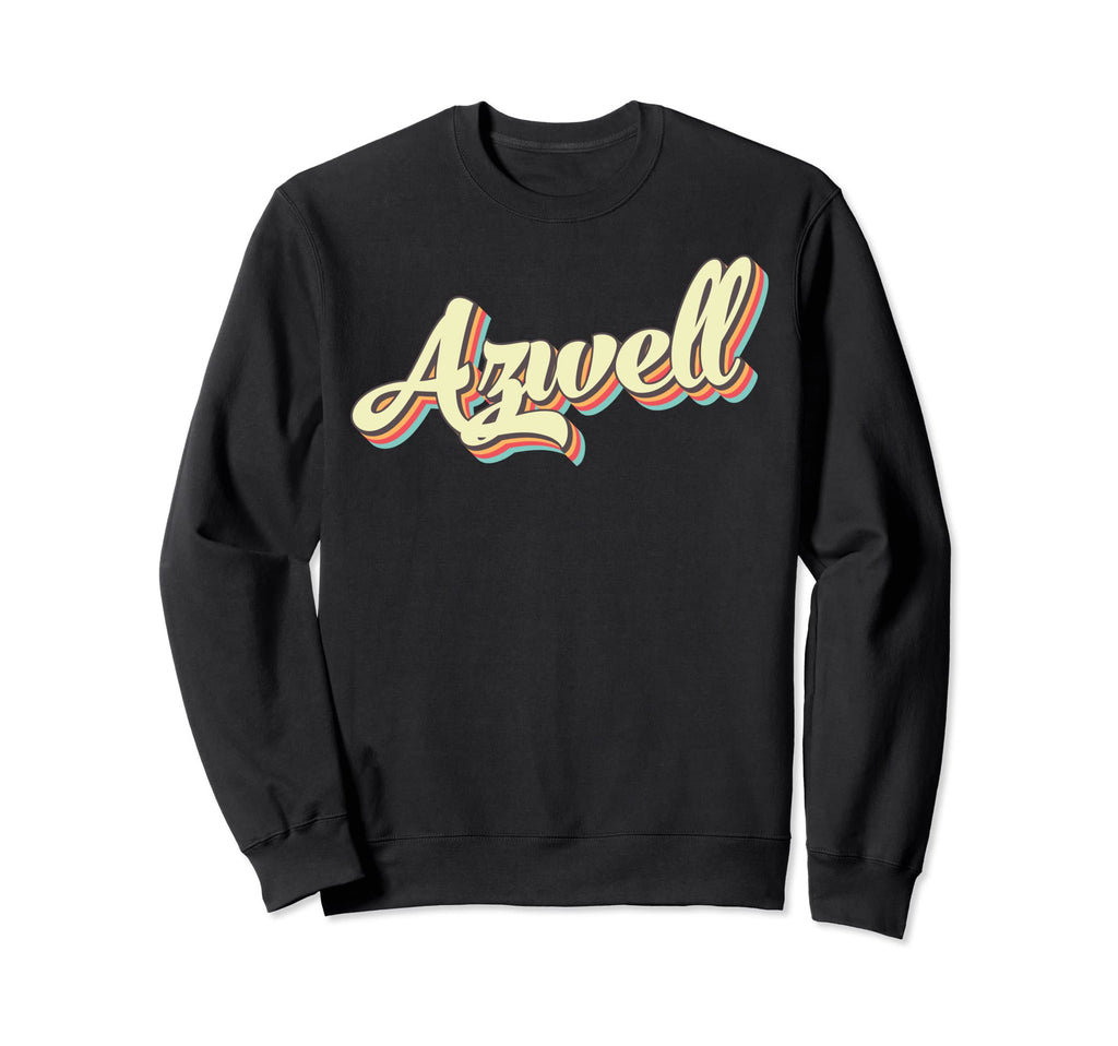 Azwell Art Baseball Font Sweatshirt - Fun Novelty Design Men Women - T-Shirt, Sweatshirt, Hoodie