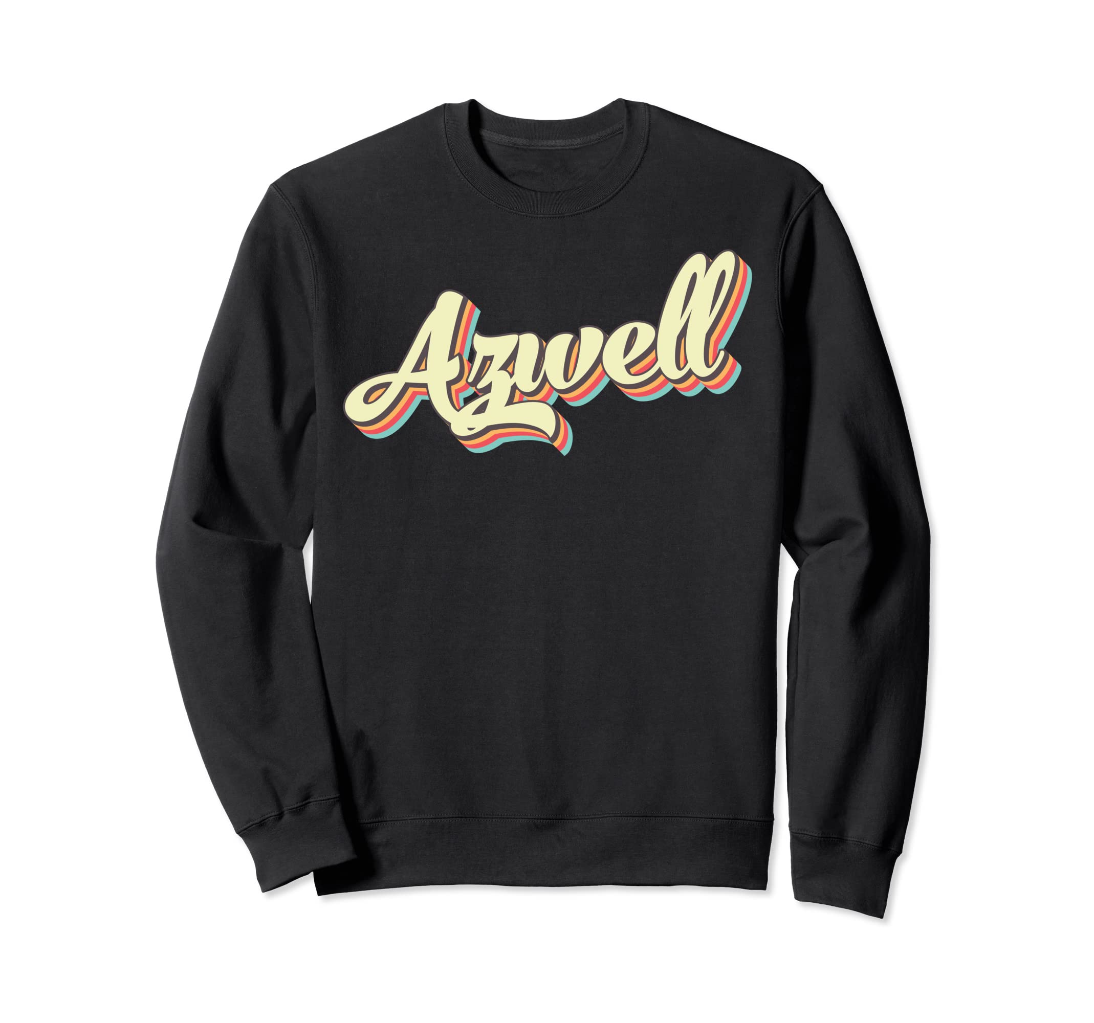 Azwell Art Baseball Font Sweatshirt - Fun Novelty Design Men Women - T-Shirt, Sweatshirt, Hoodie
