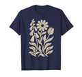 Boho Floral Foxglove Daisy Tulip T-Shirt - Casual Everyday Wear Men Women - T-Shirt, Sweatshirt, Hoodie