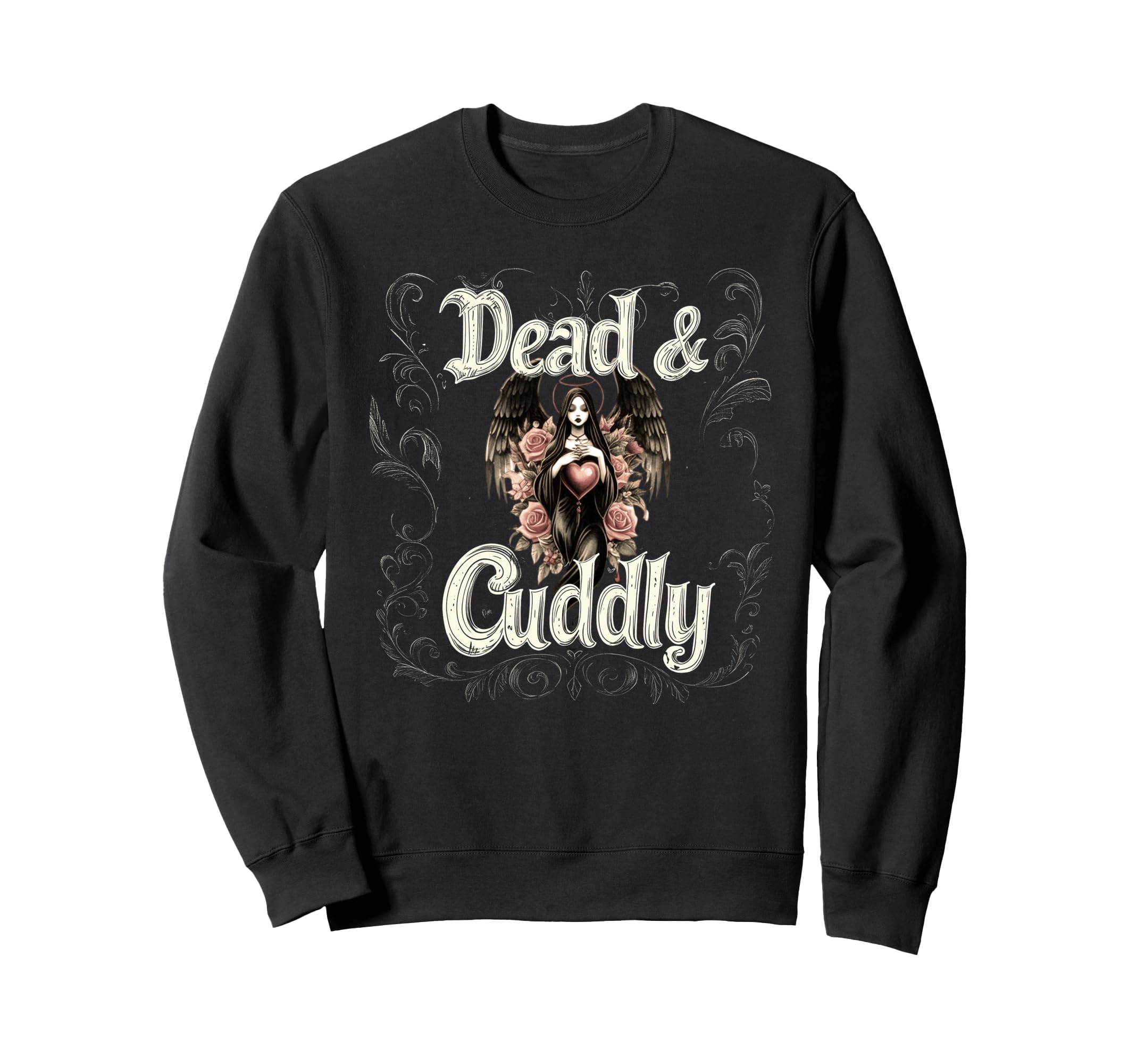 Dead And Cuddly Gothic Alt Grunge Hip Sweatshirt - Graphic Print Unisex - T-Shirt, Sweatshirt, Hoodie
