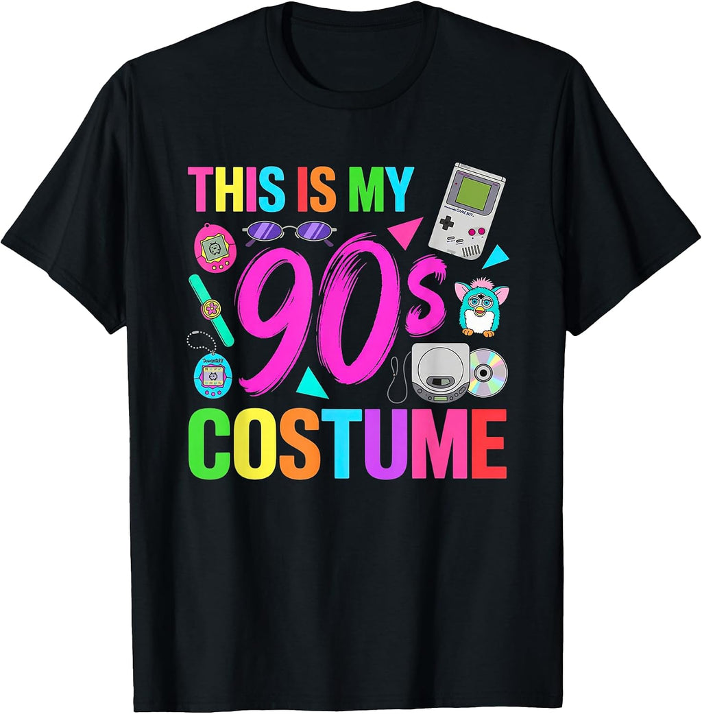 Funny 1990s Retro Vibes This is My 90s Design - Adult & Kids T-Shirts, Sweatshirts & Hoodies apparel design preview 1