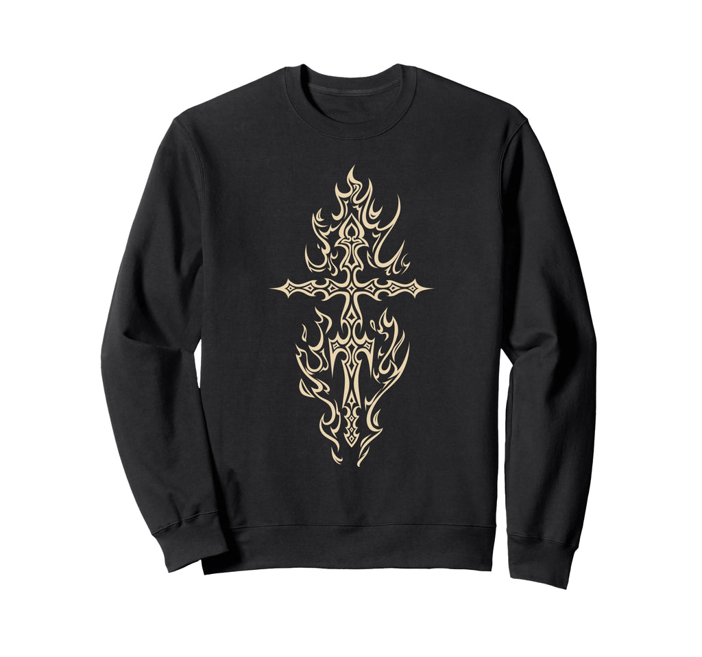 Gothic Alt Cross Y2K Mall Trad Goth Sweatshirt - Trendy Graphic for Adults - T-Shirt, Sweatshirt, Hoodie