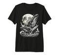 Blue Whale Humpback Whale 90S Aesthetic T-Shirt - Custom Art Print Unisex - T-Shirt, Sweatshirt, Hoodie