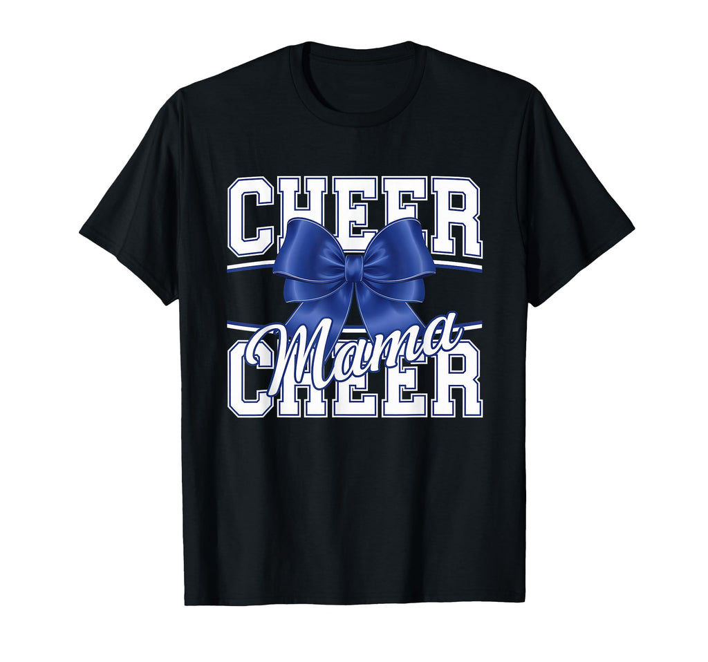 Cheer Mom Mother Bow Cheerleader Game Day T-Shirt - Unique Graphic Unisex - T-Shirt, Sweatshirt, Hoodie