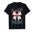 Baseball Mom Coquette Bow T-Shirt - Graphic Print for Adults - T-Shirt, Sweatshirt, Hoodie