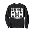 Cheer Mom Mother Bow Cheerleader Sweatshirt - Minimalist Print for Adults - T-Shirt, Sweatshirt, Hoodie