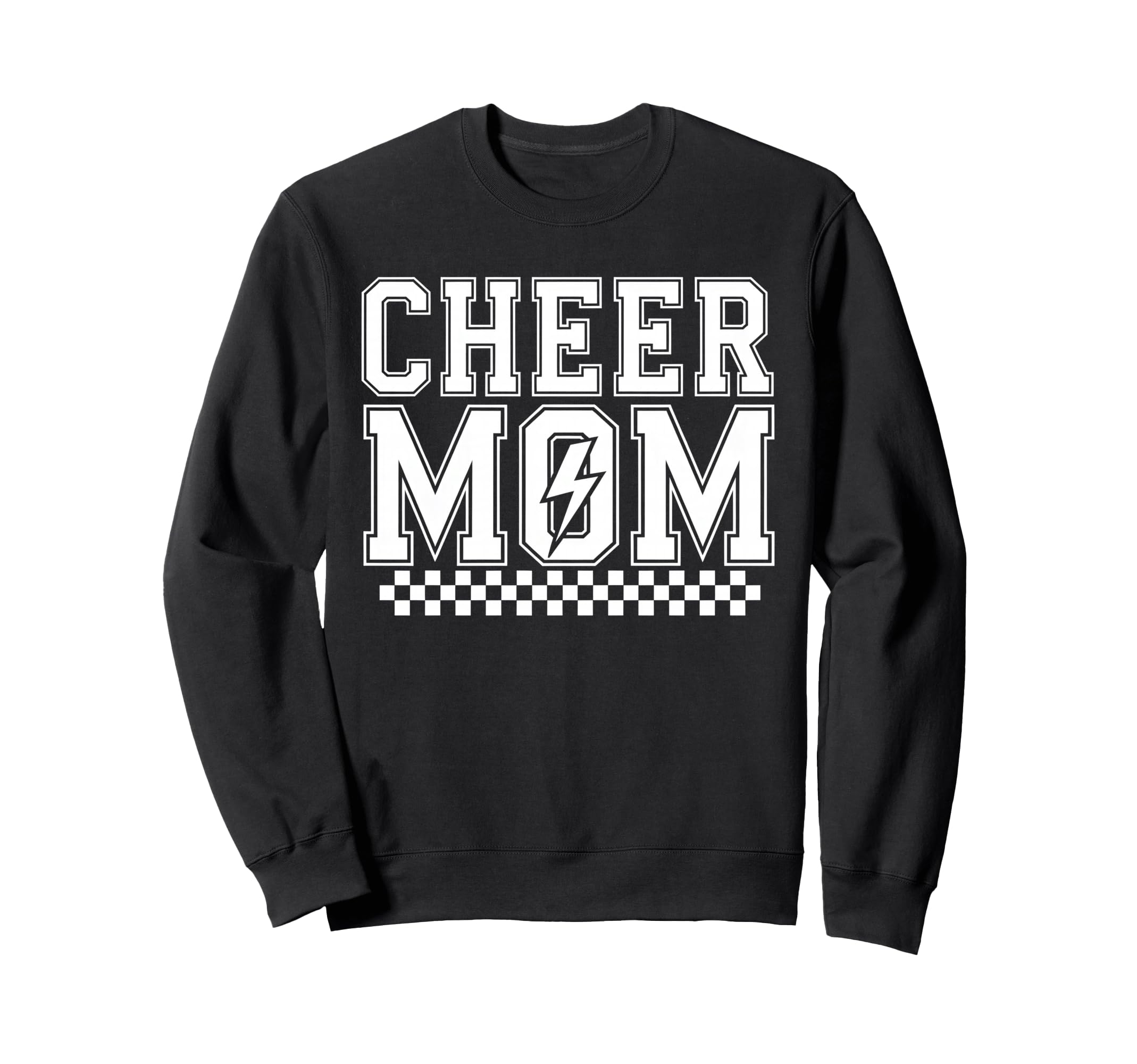 Cheer Mom Mother Bow Cheerleader Sweatshirt - Minimalist Print for Adults - T-Shirt, Sweatshirt, Hoodie
