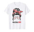 Baseball Mom Messy Bun Mothers Day T-Shirt - Streetwear Style Men Women - T-Shirt, Sweatshirt, Hoodie