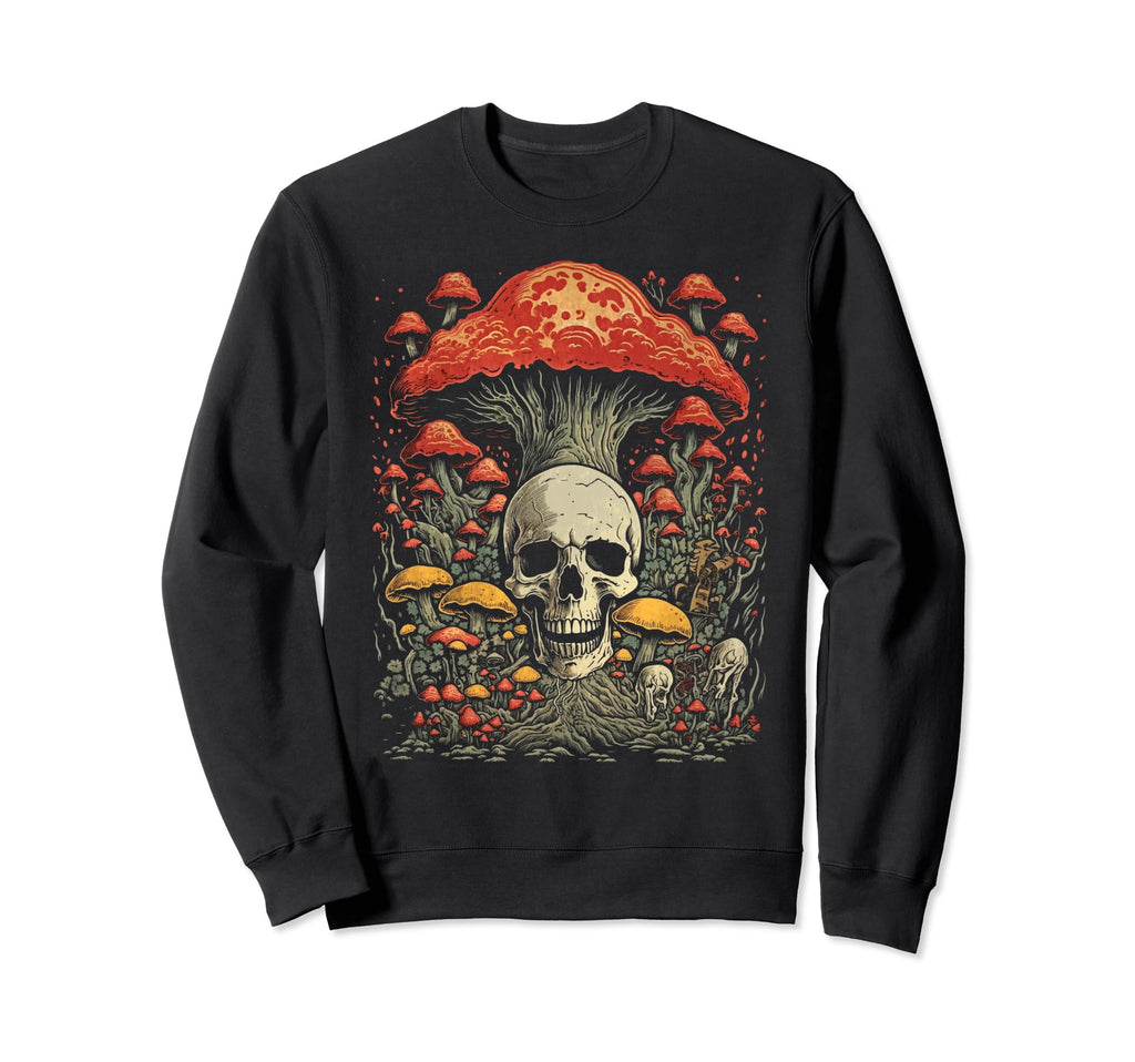 Grunge Mushroom Goth Fungi 61 Sweatshirt - Graphic Print Men Women - T-Shirt, Sweatshirt, Hoodie