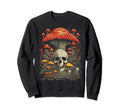 Grunge Mushroom Goth Fungi 61 Sweatshirt - Graphic Print Men Women - T-Shirt, Sweatshirt, Hoodie