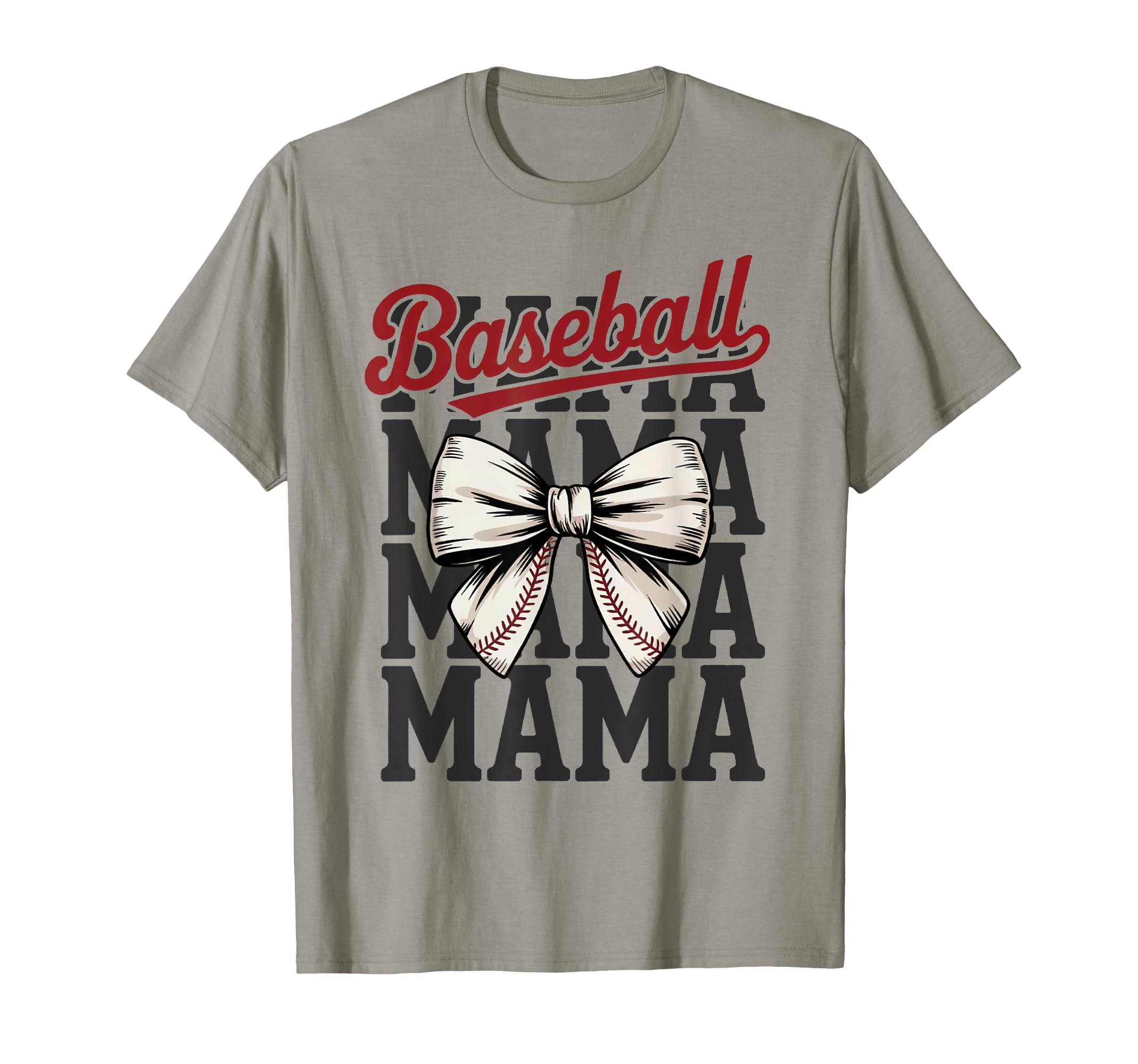Baseball Mama Game Day Sports Mom T-Shirt - Trendy Graphic for Adults - T-Shirt, Sweatshirt, Hoodie