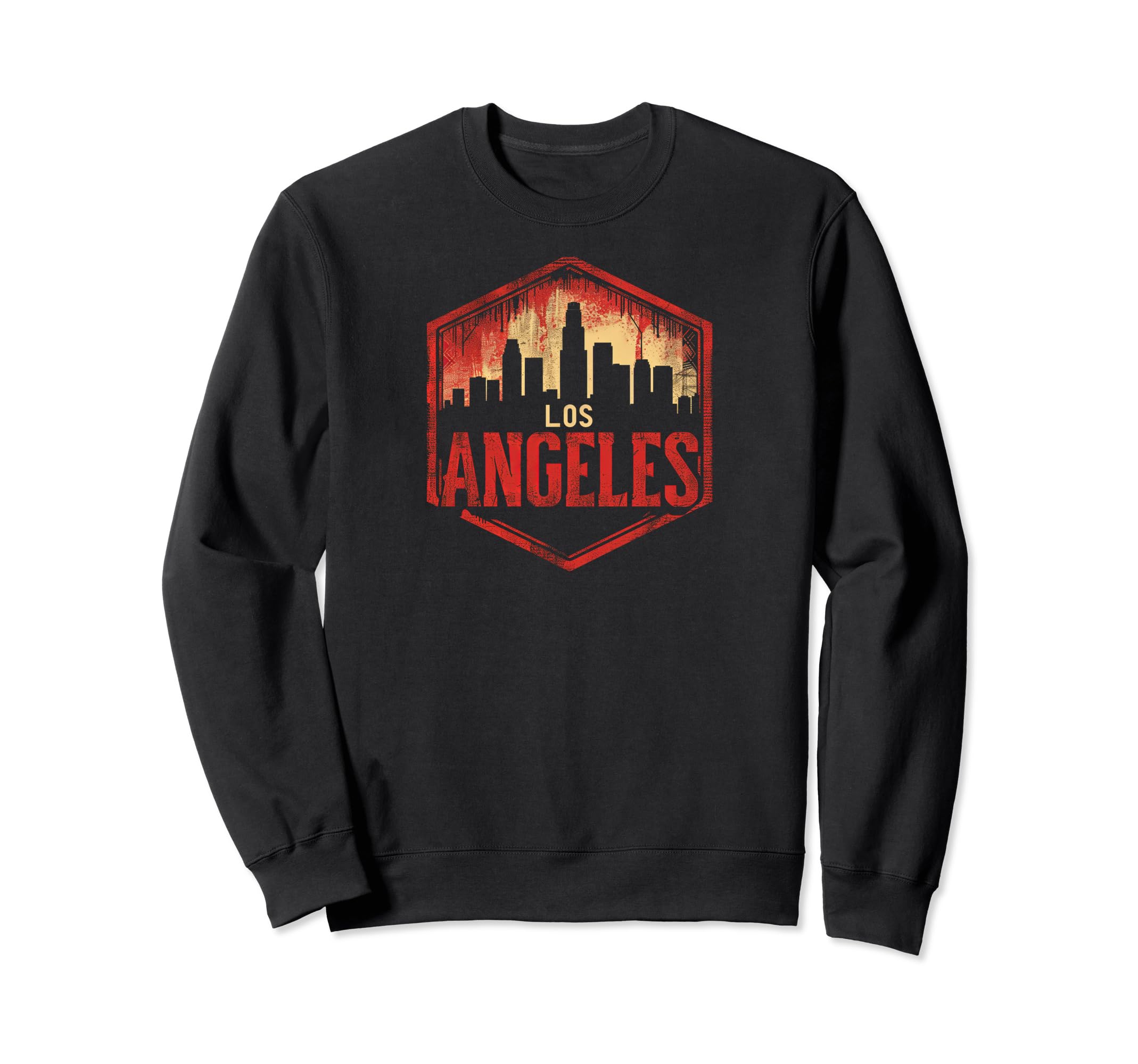 Los Angeles Grit 90S Grunge Sweatshirt - Aesthetic Graphic Unisex - T-Shirt, Sweatshirt, Hoodie