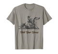 Hold Your Horses Funny Rodeo Cowboy T-Shirt - Minimalist Print Unisex - T-Shirt, Sweatshirt, Hoodie