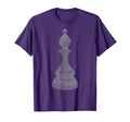 Distressed Chess Piece Bishop Chess T-Shirt - Aesthetic Graphic Unisex - T-Shirt, Sweatshirt, Hoodie
