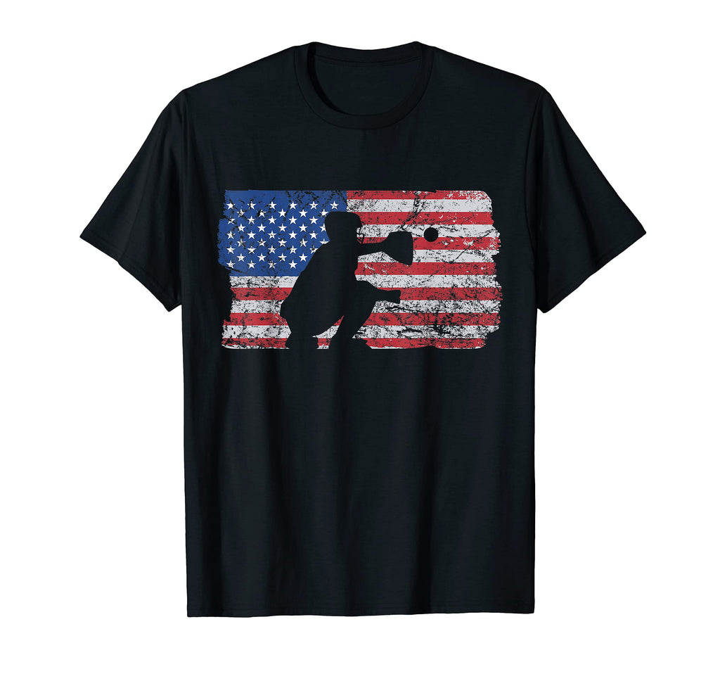 Baseball Flag Catcher Patriotic Ball T-Shirt - Streetwear Style Men Women - T-Shirt, Sweatshirt, Hoodie