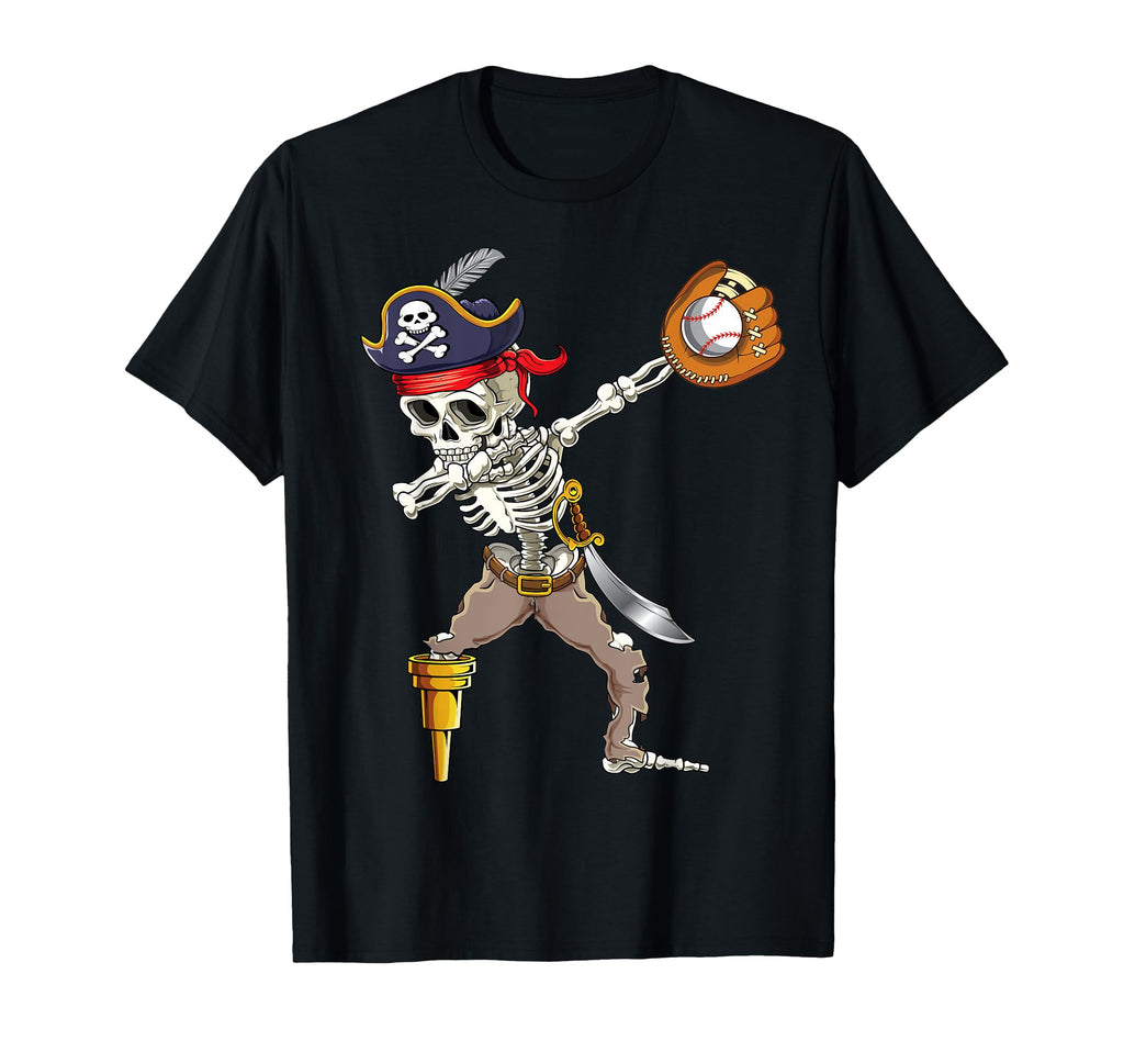 Dab Skeleton Dabbing Skeleton Pirate T-Shirt - Aesthetic Graphic Men Women - T-Shirt, Sweatshirt, Hoodie