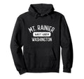 Mount Rainier Washington Athletic Hoodie - Unique Graphic Men Women - T-Shirt, Sweatshirt, Hoodie