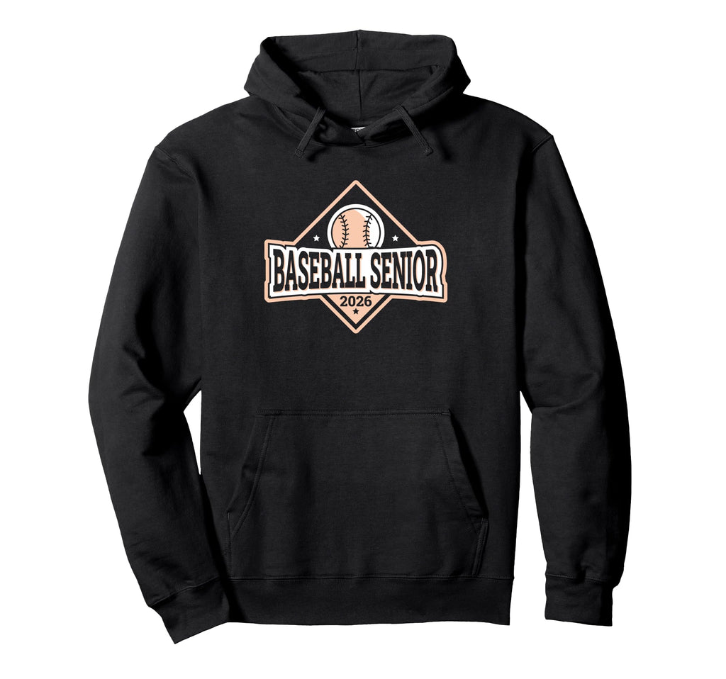 Class 2026 Baseball Senior Night Hoodie - Aesthetic Graphic for Adults - T-Shirt, Sweatshirt, Hoodie