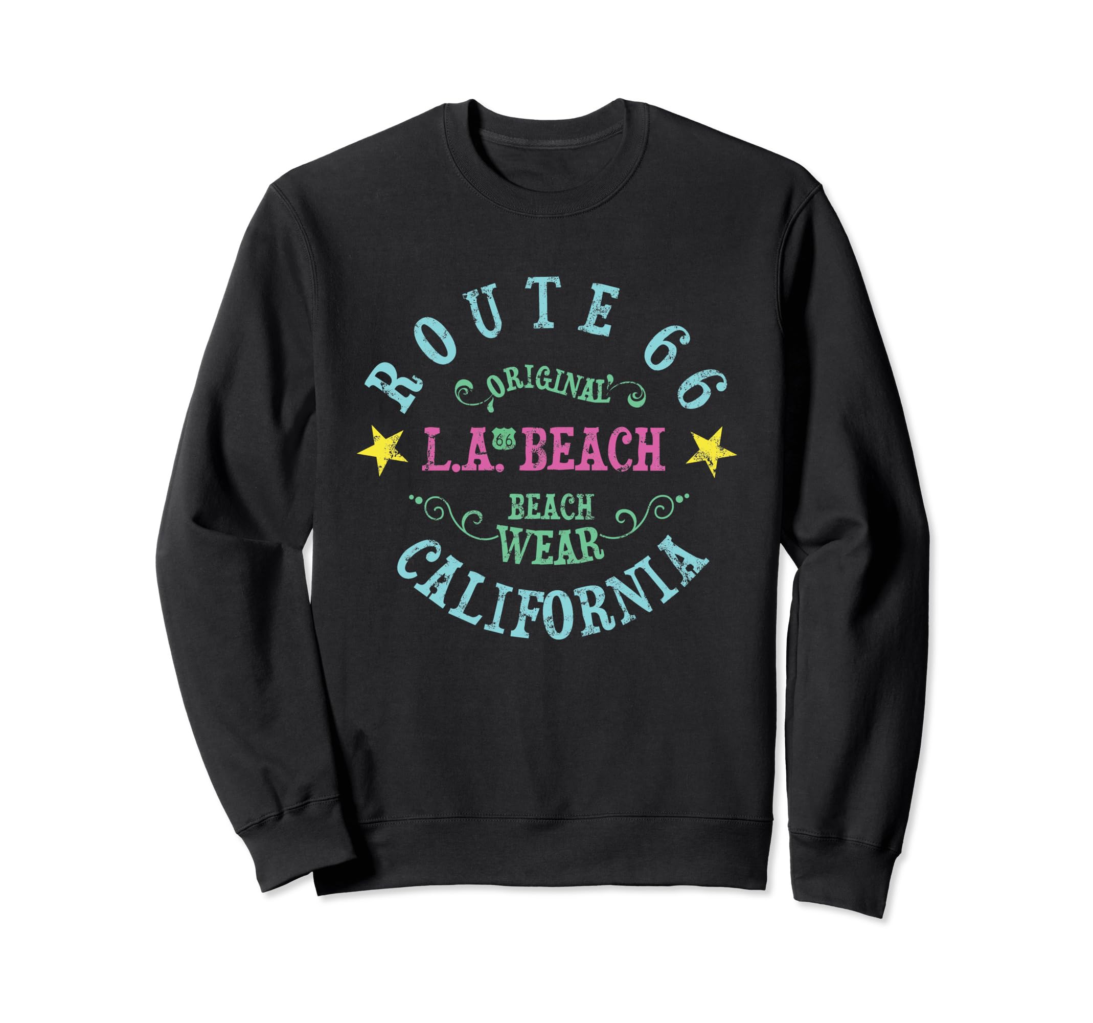 Route 66 La Beach Wear Sweatshirt - Fun Novelty Design Unisex - T-Shirt, Sweatshirt, Hoodie