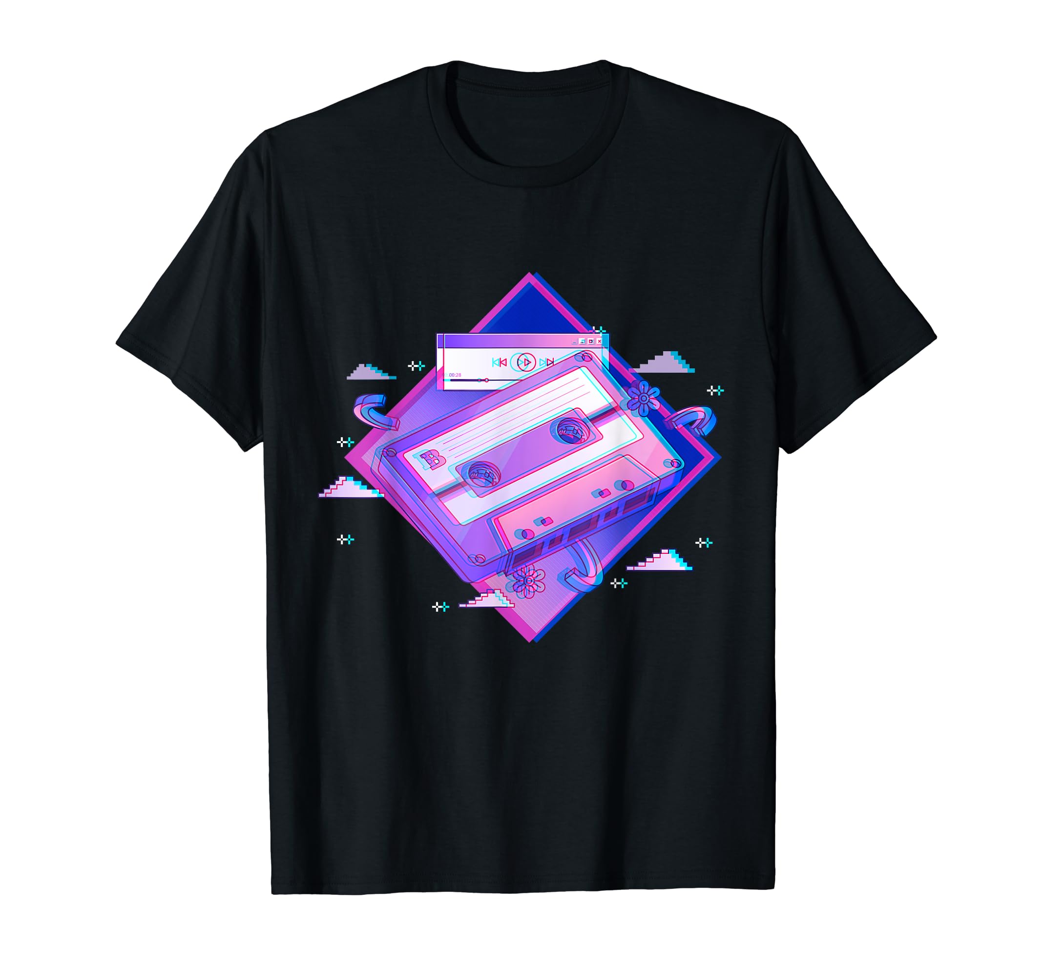 Japan Glitch Cassette Aesthetic T-Shirt - Fun Novelty Design Unisex - T-Shirt, Sweatshirt, Hoodie