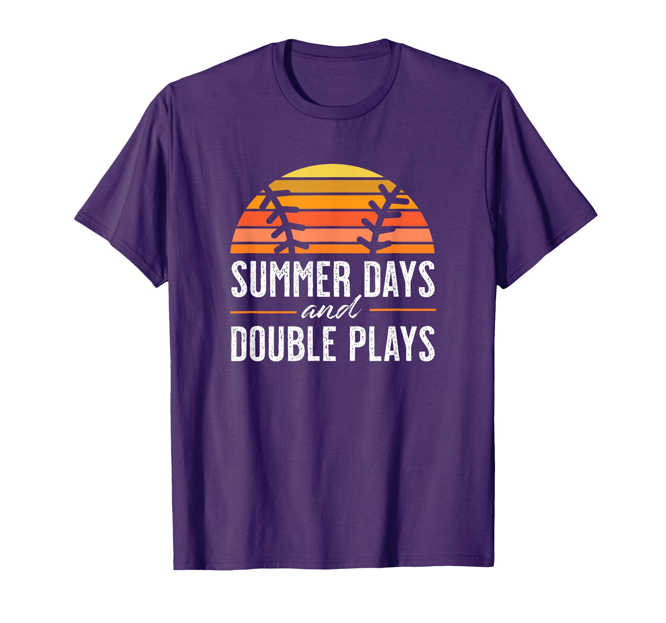 Sunny Days And Double Plays Baseball T-Shirt - Fun Novelty Design Unisex - T-Shirt, Sweatshirt, Hoodie