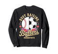 Baseball Soccer Flowers Mom Both Sweatshirt - Casual Everyday Wear Unisex - T-Shirt, Sweatshirt, Hoodie