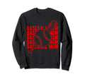 Baseball Mom Mothers Day Homerun Sweatshirt - Aesthetic Graphic Men Women - T-Shirt, Sweatshirt, Hoodie