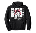 Baseball Mom Baseball Mama Mothers Day Hoodie - Trendy Graphic for Adults - T-Shirt, Sweatshirt, Hoodie