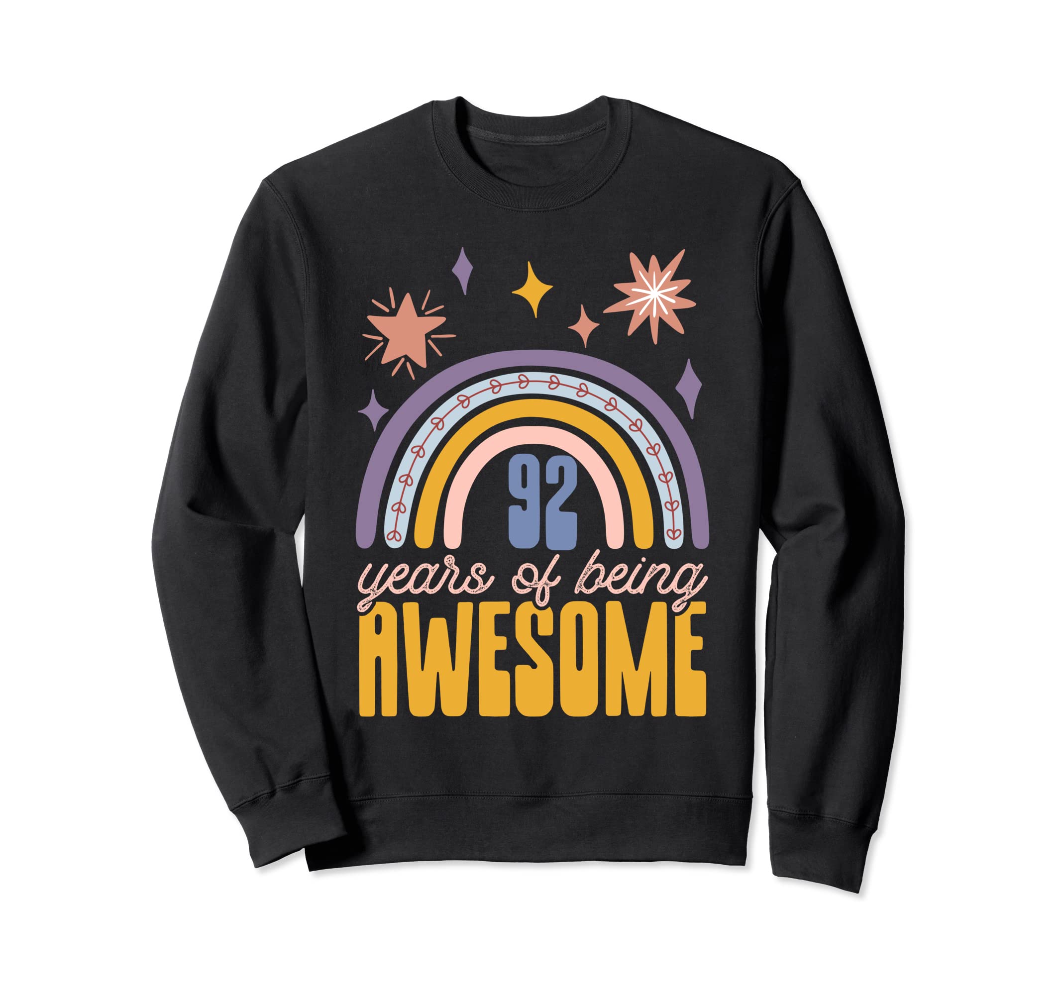 92 Years Being Awesome Free Spirit Sweatshirt - Novelty Apparel Unisex - T-Shirt, Sweatshirt, Hoodie