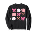 Baseball Mom Coquette Mothers Day Sweatshirt - Novelty Apparel for Adults - T-Shirt, Sweatshirt, Hoodie