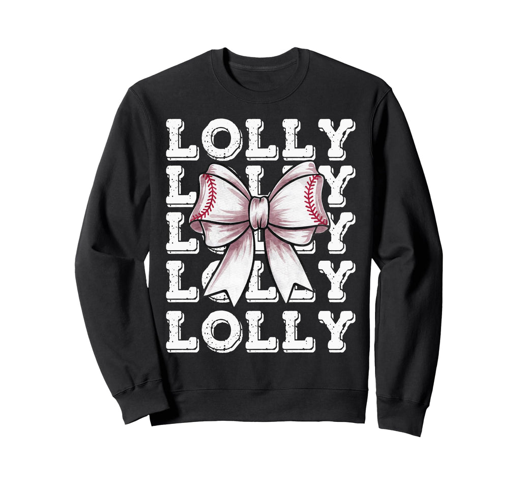 Coquette Baseball Lolly Matching Family Sweatshirt - Graphic Print Unisex - T-Shirt, Sweatshirt, Hoodie