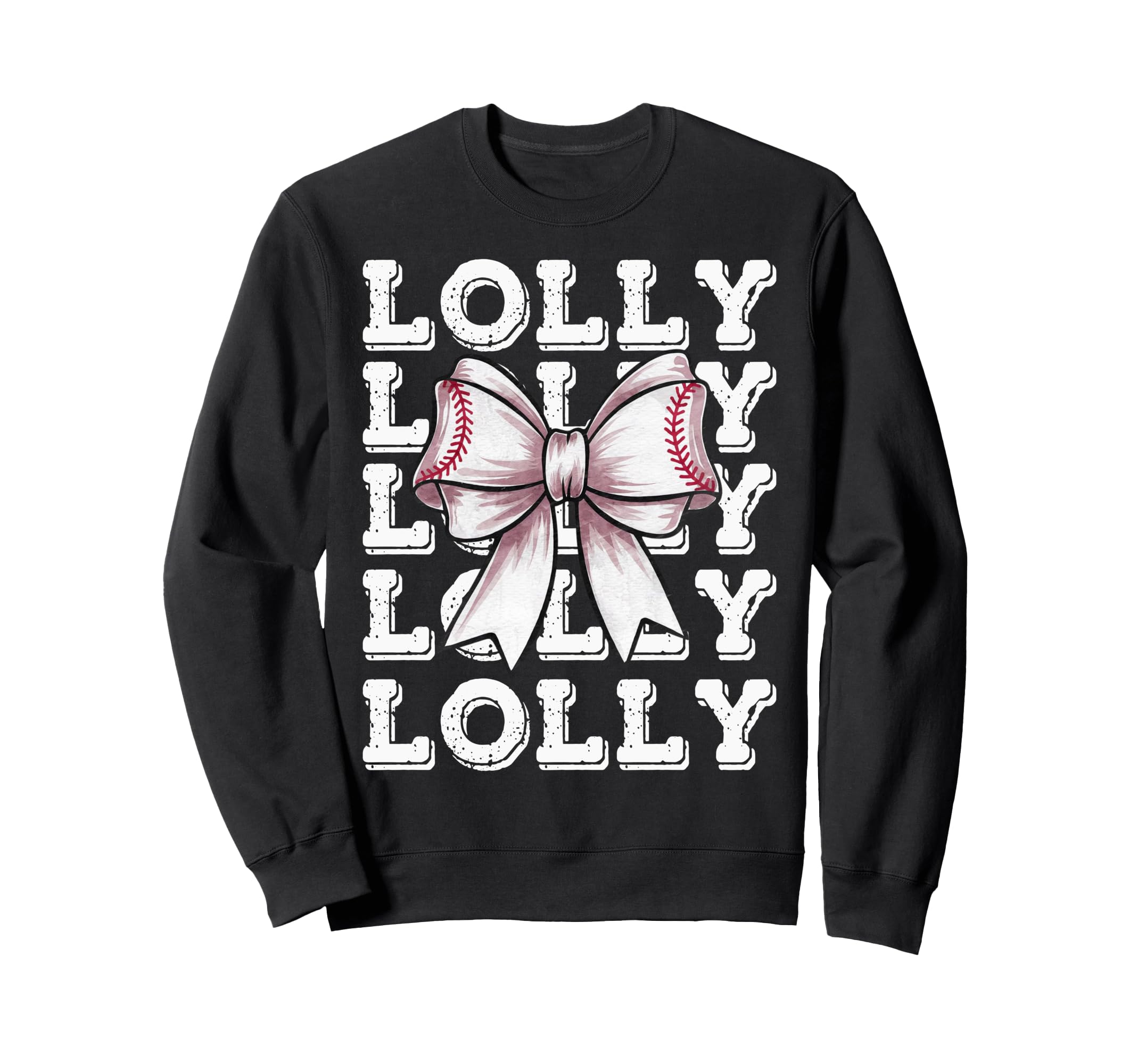 Coquette Baseball Lolly Matching Family Sweatshirt - Graphic Print Unisex - T-Shirt, Sweatshirt, Hoodie