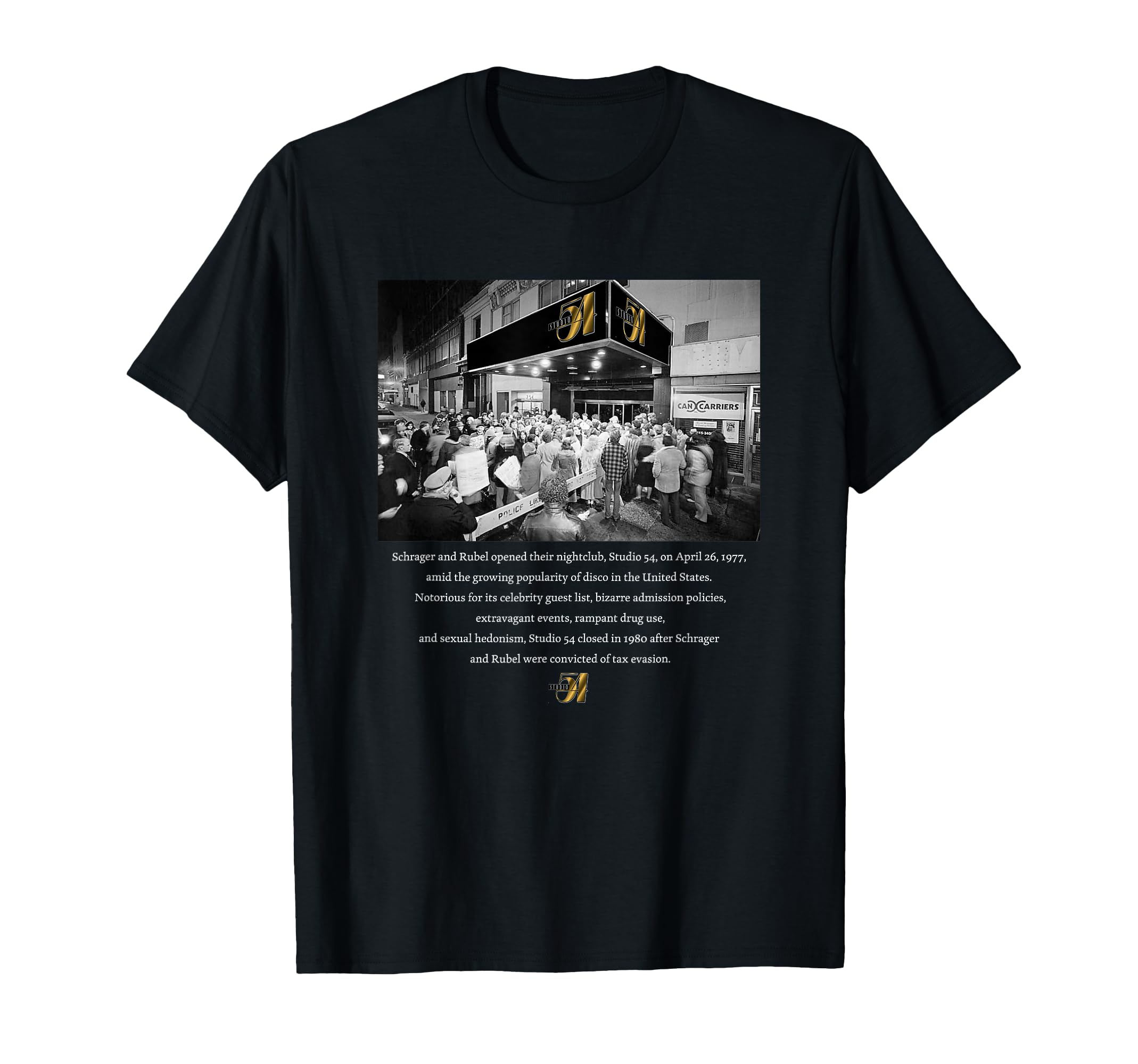 Studio 54 Disco 004 T-Shirt - Unique Graphic Unisex - T-Shirt, Sweatshirt, Hoodie