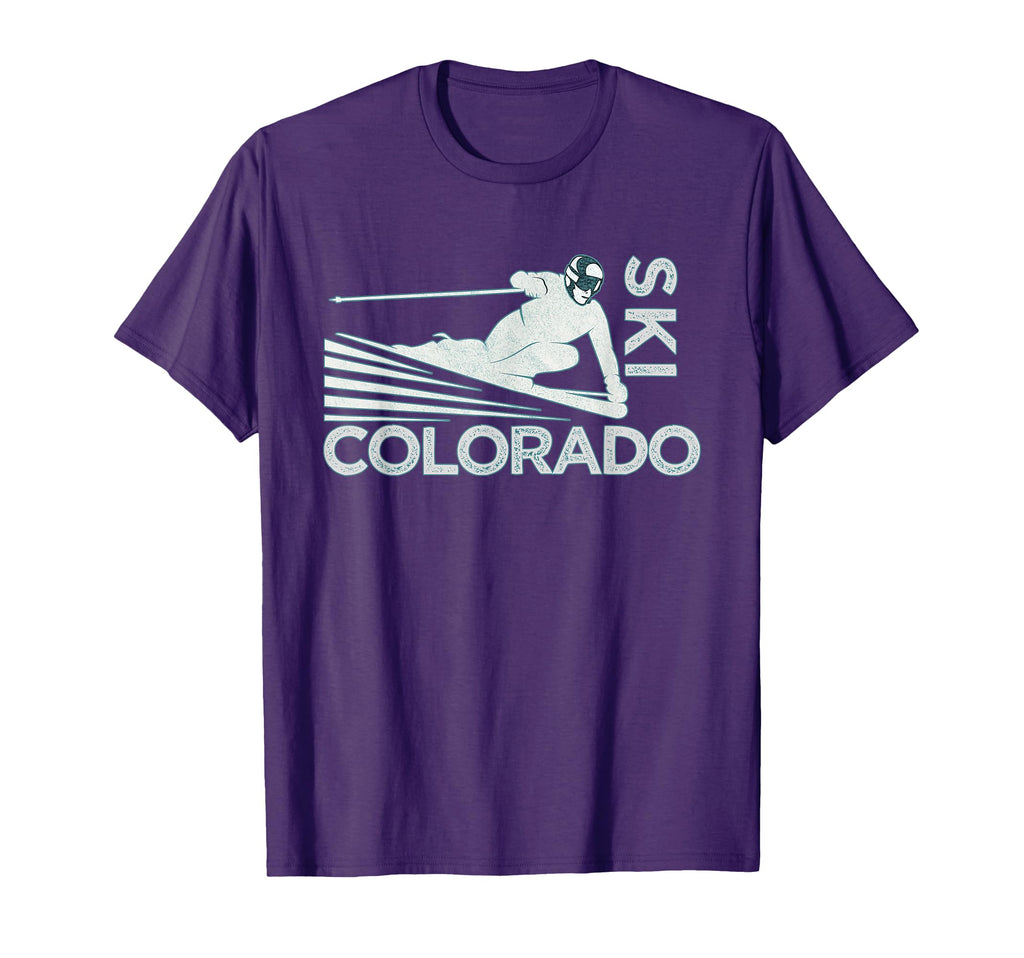 Ski Colorado Snow Ski T-Shirt - Trendy Graphic Unisex - T-Shirt, Sweatshirt, Hoodie