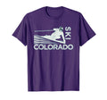 Ski Colorado Snow Ski T-Shirt - Trendy Graphic Unisex - T-Shirt, Sweatshirt, Hoodie