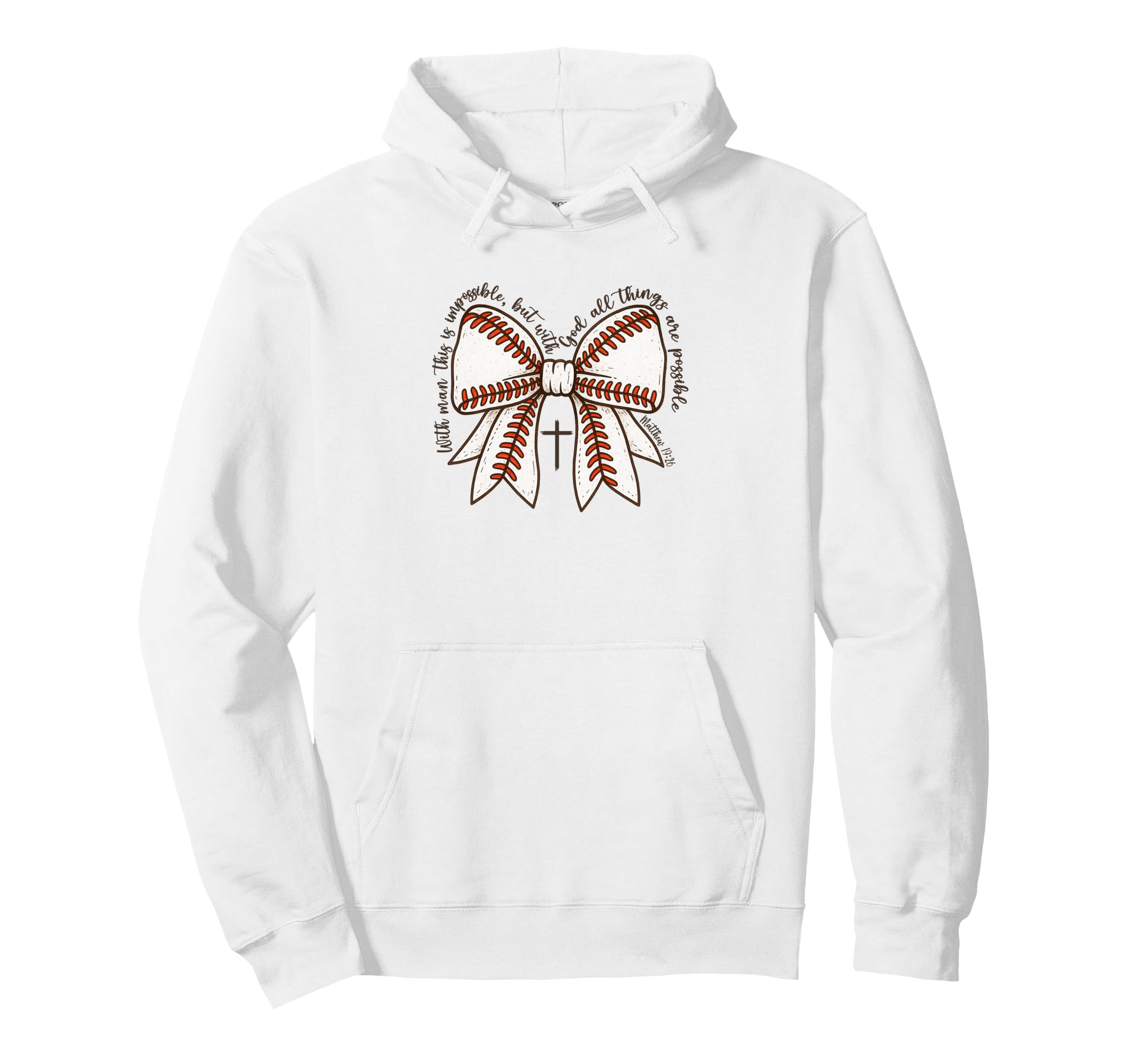 Faith Baseball Mom Bow Christian This Is Hoodie - Unique Graphic Unisex - T-Shirt, Sweatshirt, Hoodie