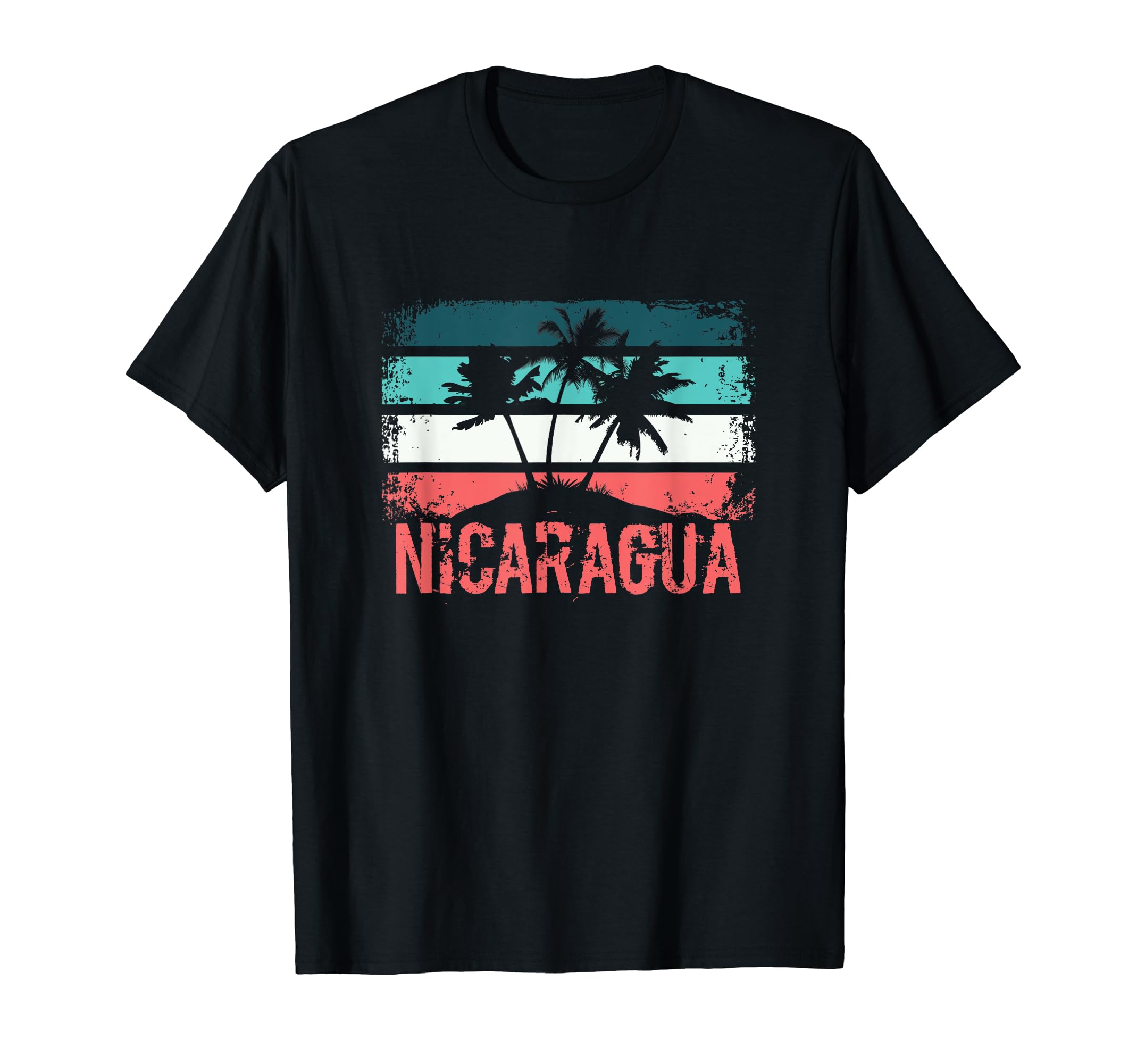 Nicaragua Distressed T-Shirt - Novelty Apparel for Adults - T-Shirt, Sweatshirt, Hoodie