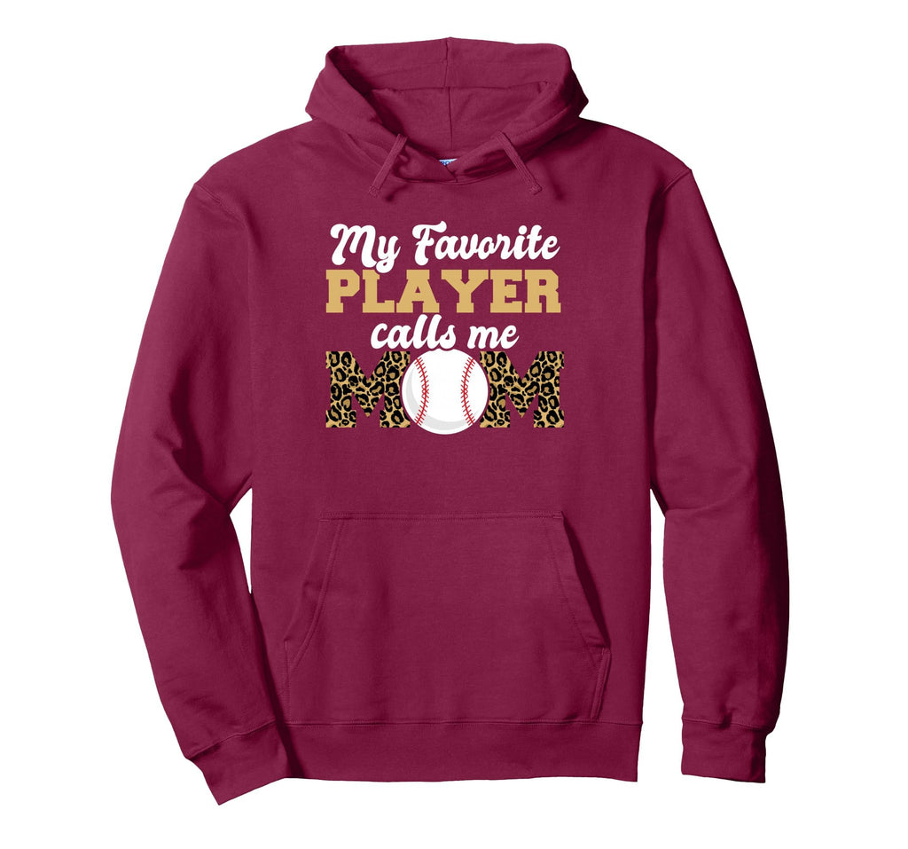My Favorite Player Calls Me Mom Hoodie - Minimalist Print Men Women - T-Shirt, Sweatshirt, Hoodie