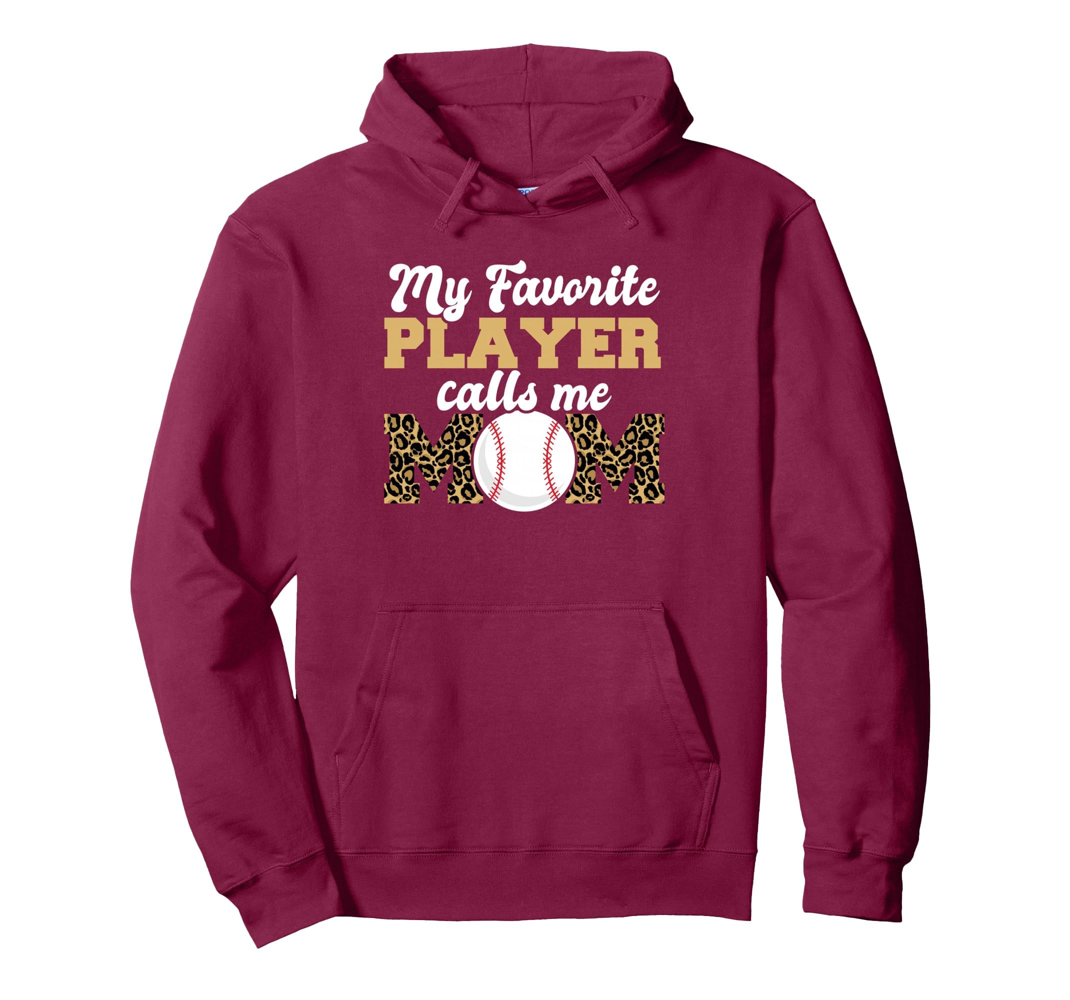 My Favorite Player Calls Me Mom Hoodie - Minimalist Print Men Women - T-Shirt, Sweatshirt, Hoodie