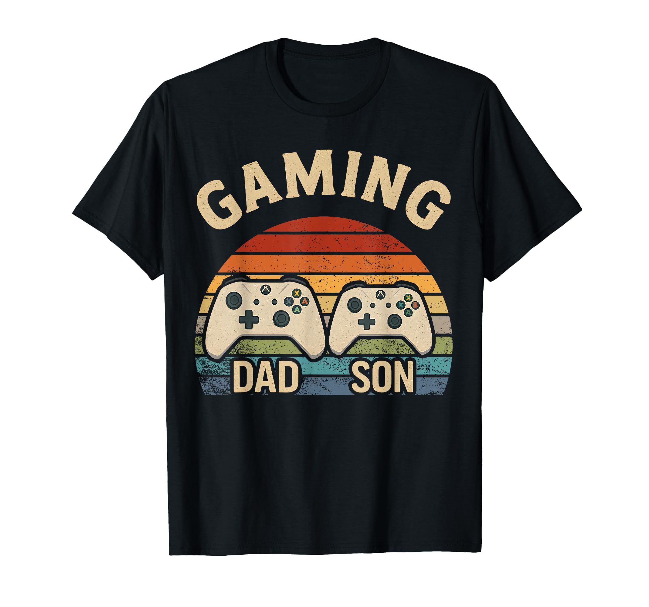 Dad Son Gamer Matching Controllers T-Shirt - Casual Everyday Wear Unisex - T-Shirt, Sweatshirt, Hoodie