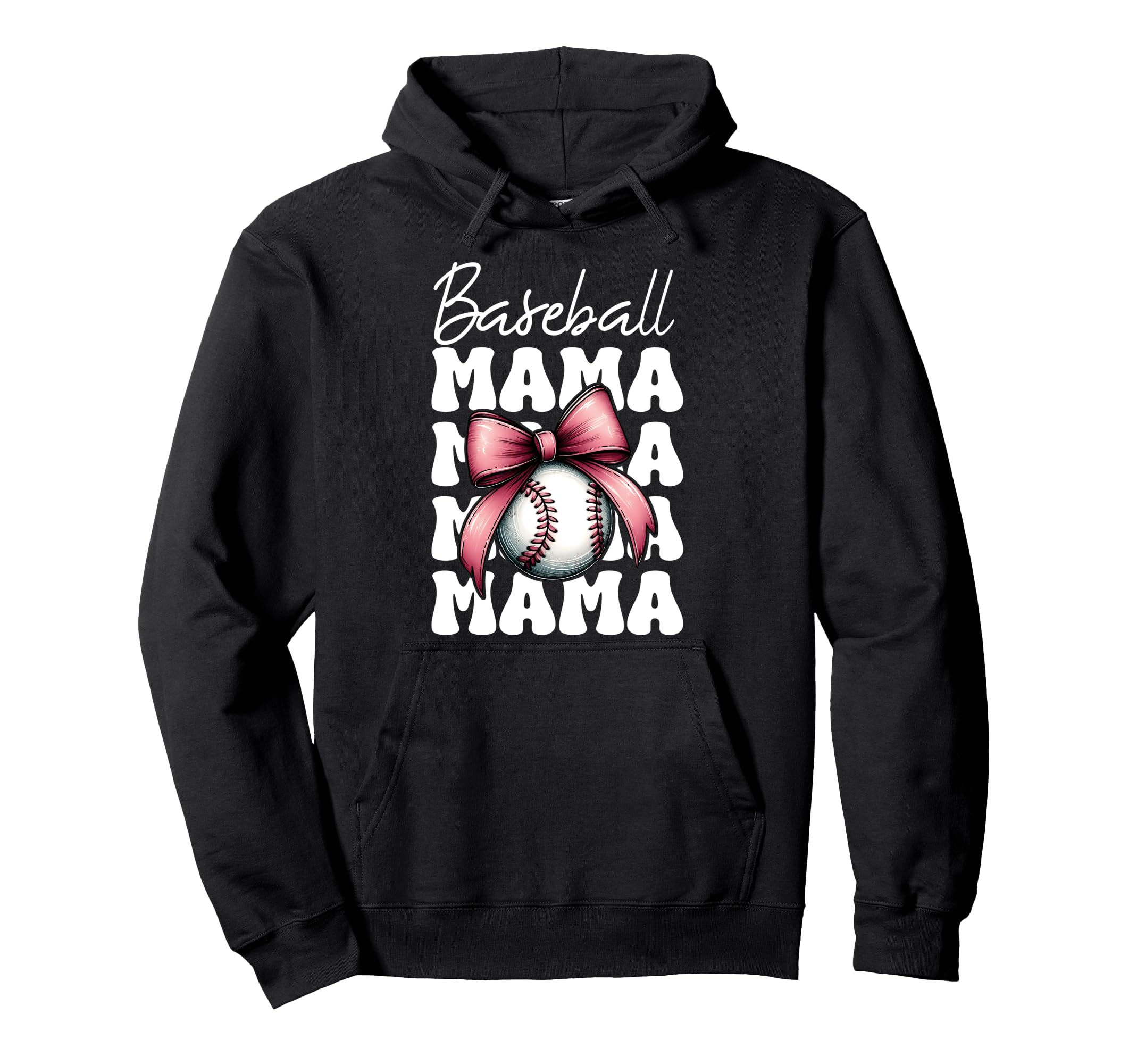 Baseball Mama Baseball Mom Mothers Day Mommy Hoodie - Graphic Print Unisex - T-Shirt, Sweatshirt, Hoodie